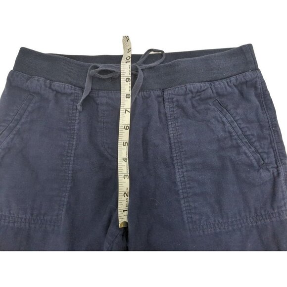 Talbots Pull On Pants Womens 6 Blue Drawstring Waist Pockets Casual‎ - Picture 7 of 10